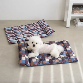 Oreiller de chien à double face respirant tout-temps avec support pour le cou