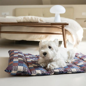 Oreiller de chien à double face respirant tout-temps avec support pour le cou