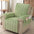 Housse fauteuil de canapé inclinable toutes saisons, résistante aux rayures, antidérapante, avec des sangles élastiques.
