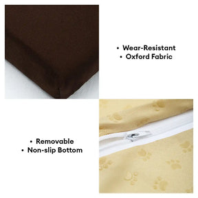 Lits pour chien confortable imperméable multifonction tout-en-un avec coussin