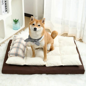 Lits pour chien confortable imperméable multifonction tout-en-un avec coussin