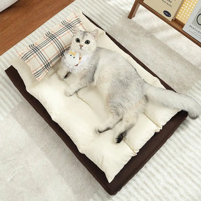 Lits pour chien confortable imperméable multifonction tout-en-un avec coussin