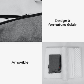 Lit Orthopédique Amovible Épais et Imperméable pour Chien