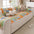 Housse canapé confortable avec lignes artistiques et matelassage, protection antidérapante.