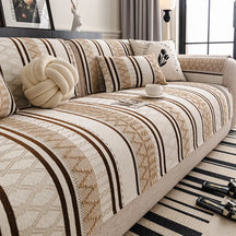 Housse de canapé en chenille bohémienne, résistante aux rayures, protection durable des meubles