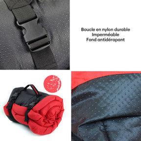 Tapis de voyage pliable et imperméable pour chien extérieur durable