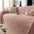 Jeté de canapé plaid pour canape multifonctionnelle en peluche jacquard motif nœud papillon