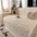 Jeté de canapé plaid pour canape multifonctionnelle en peluche jacquard motif nœud papillon