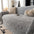 Jeté de canapé plaid pour canape multifonctionnelle en peluche jacquard motif nœud papillon