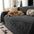 Jeté de canapé plaid pour canape multifonctionnelle en peluche jacquard motif nœud papillon