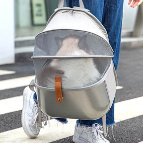 Sac à dos de transport pour animaux respirant et pliable