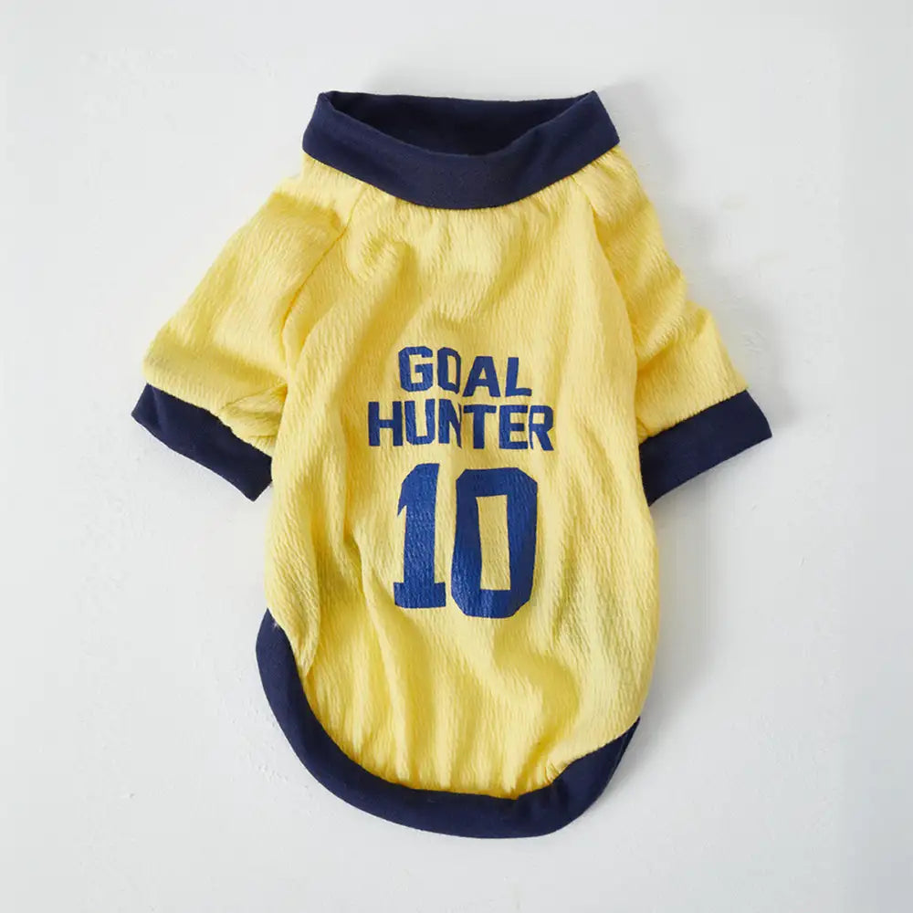 T-shirt col rond pour chiot en tissu respirant et fin