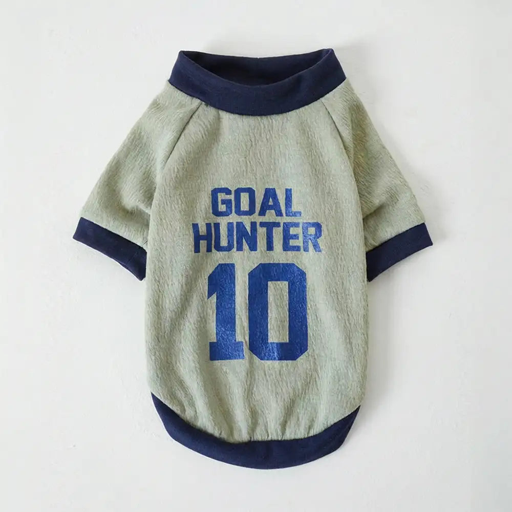 T-shirt col rond pour chiot en tissu respirant et fin