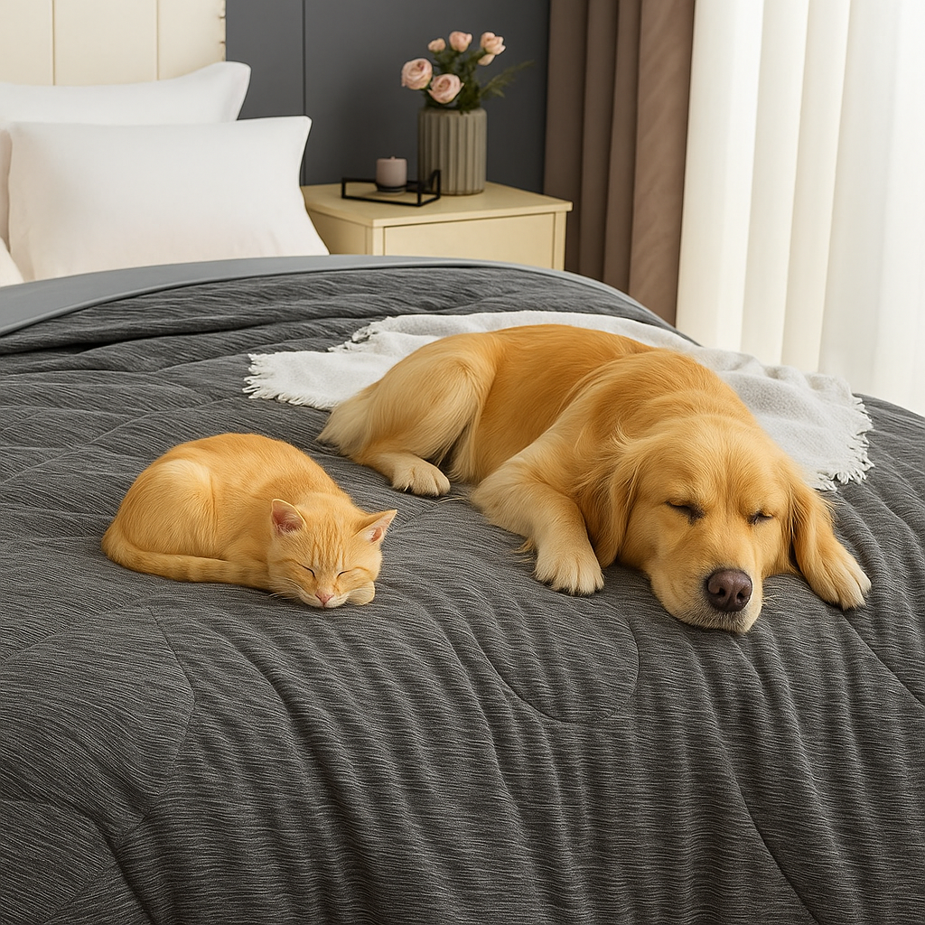 Couette légère respirante et douce pour la peau pour sommeil profond et rafraîchissant