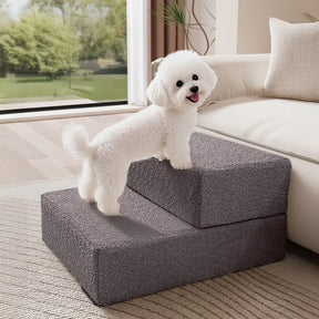 Escaliers pour chiens multi-niveaux pliables en blocs résistants aux rayures en chenille durable
