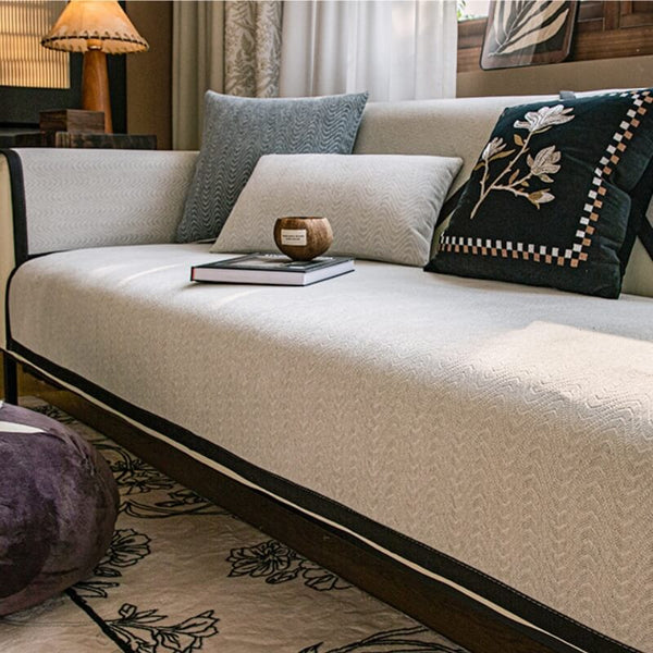 Housse de canapé anti-rayures Chenille French Elegance