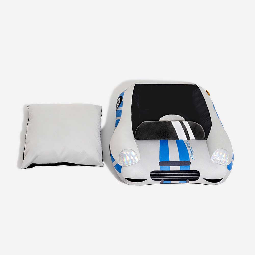 Lit pour animal convertible voiture de course - Fast et Fur