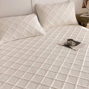 Parure de draps de protection imperméable antidérapante et douce pour la peau pour matelas Confort Classique