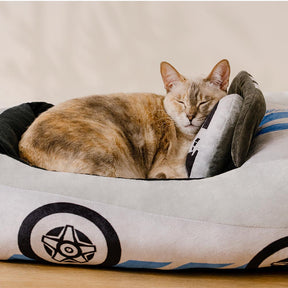 Lit pour chat en forme de voiture de course cabriolet classique - Fast & Fur