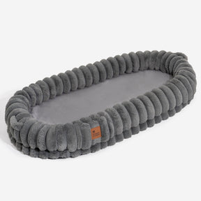 Lit pour chien et human classique et moelleux de très grande taille Donut - Berceau câlin