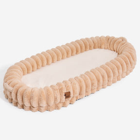 Lit pour chien et human classique et moelleux de très grande taille Donut - Berceau câlin