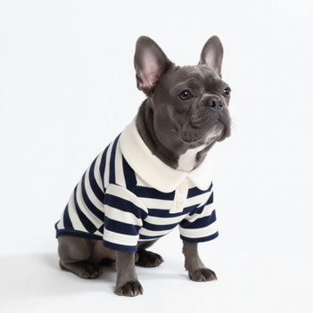 Chemises Polo Rayées Classiques pour Chiens