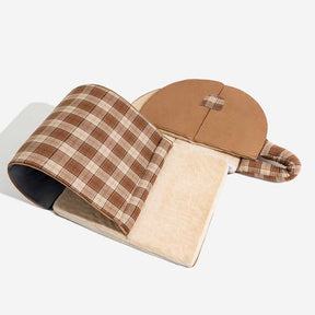 Lit orthopédique pour chien Classic Plaid House retraite chaleureuse