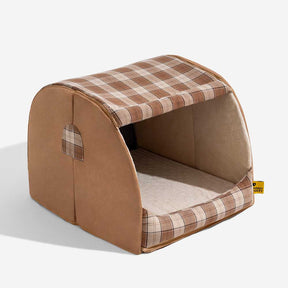 Lit orthopédique pour chien Classic Plaid House retraite chaleureuse