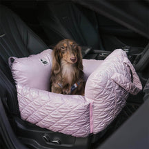 Siège auto pour chien en velours matelassé Cloud Luxury