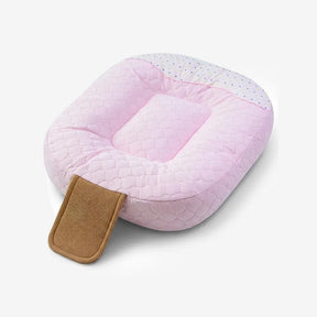 Lit apaisant rafraîchissant pour chien en soie glacée absorbant la chaleur-Crème glacée