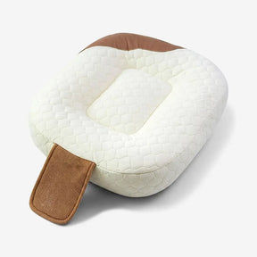 Lit apaisant rafraîchissant pour chien en soie glacée absorbant la chaleur-Crème glacée
