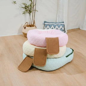 Lit apaisant rafraîchissant pour chien en soie glacée absorbant la chaleur-Crème glacée