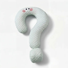 Coussin en soie glacée à refroidissement point d'interrogation