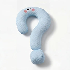 Coussin en soie glacée à refroidissement point d'interrogation
