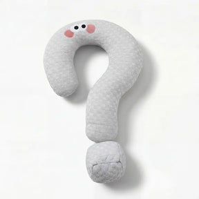 Coussin en soie glacée à refroidissement point d'interrogation