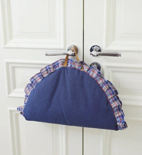 Tapis rond pour animaux de compagnie antidérapant en tartan Country Chic - Grand espace