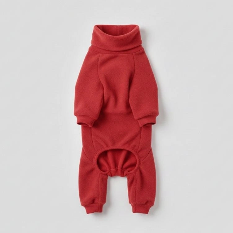 Pyjama polaire confortable pour chien vêtements de nuit idéaux pour grands chiens
