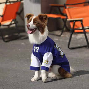 T-shirt pour chien à col rond, respirant et lavable, toutes races