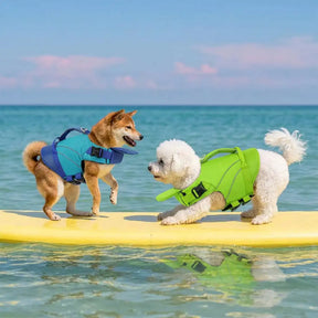 Gilet de sauvetage pour chien avec support de menton amovible