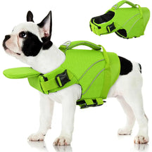 Gilet de sauvetage pour chien avec support de menton amovible