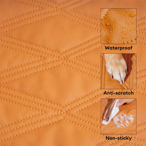 Housse de canapé pour chien en similicuir imperméable luxe