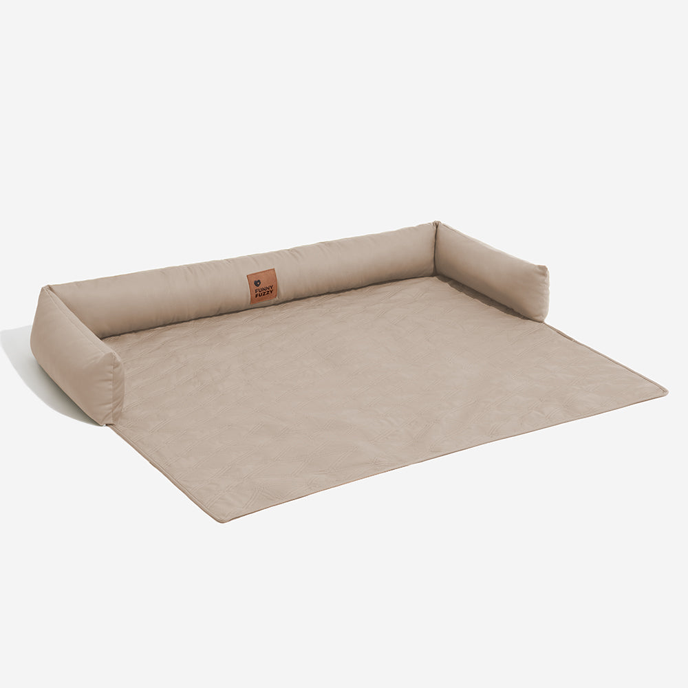 Housse de canapé pour chien en similicuir imperméable luxe