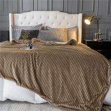 Plaid Canapé en Velours de Lait Double Face Housse de Matelas