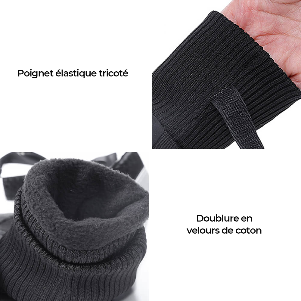 Bottes réfléchissantes imperméables chaudes et durables pour chien