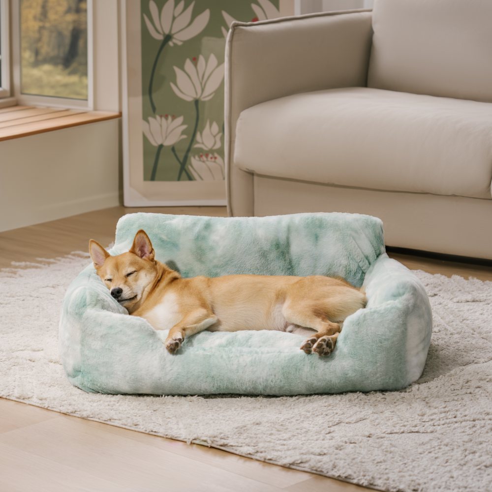 Lit Douillet Arc-en-Ciel Rêveur pour Chien - Lounger Licorne