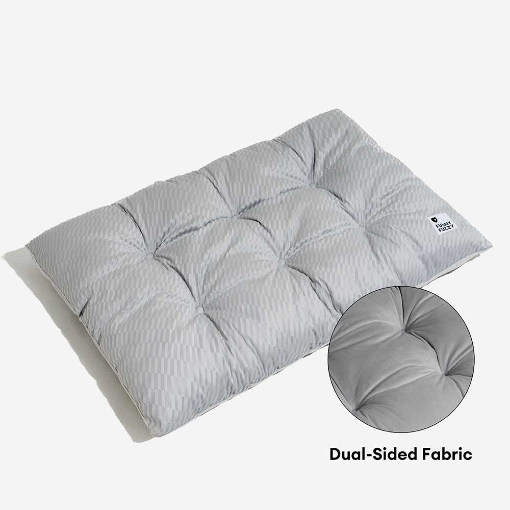 Tapis apaisant lavable double face en peluche pour chat