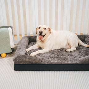 Lit orthopédique lavable pour chien et chat spacieux confortable et durable