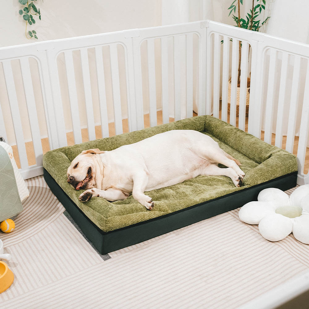 Lit orthopédique lavable pour chien et chat spacieux confortable et durable