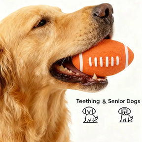 Jouet à mâcher pour chien en latex durable avec bruitage.