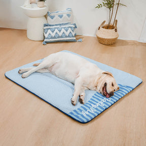 Grand Tapis Rafraichissant Chien Lavable Antidérapant pour Chiens d'Extérieur - Sieste Refroidissante
